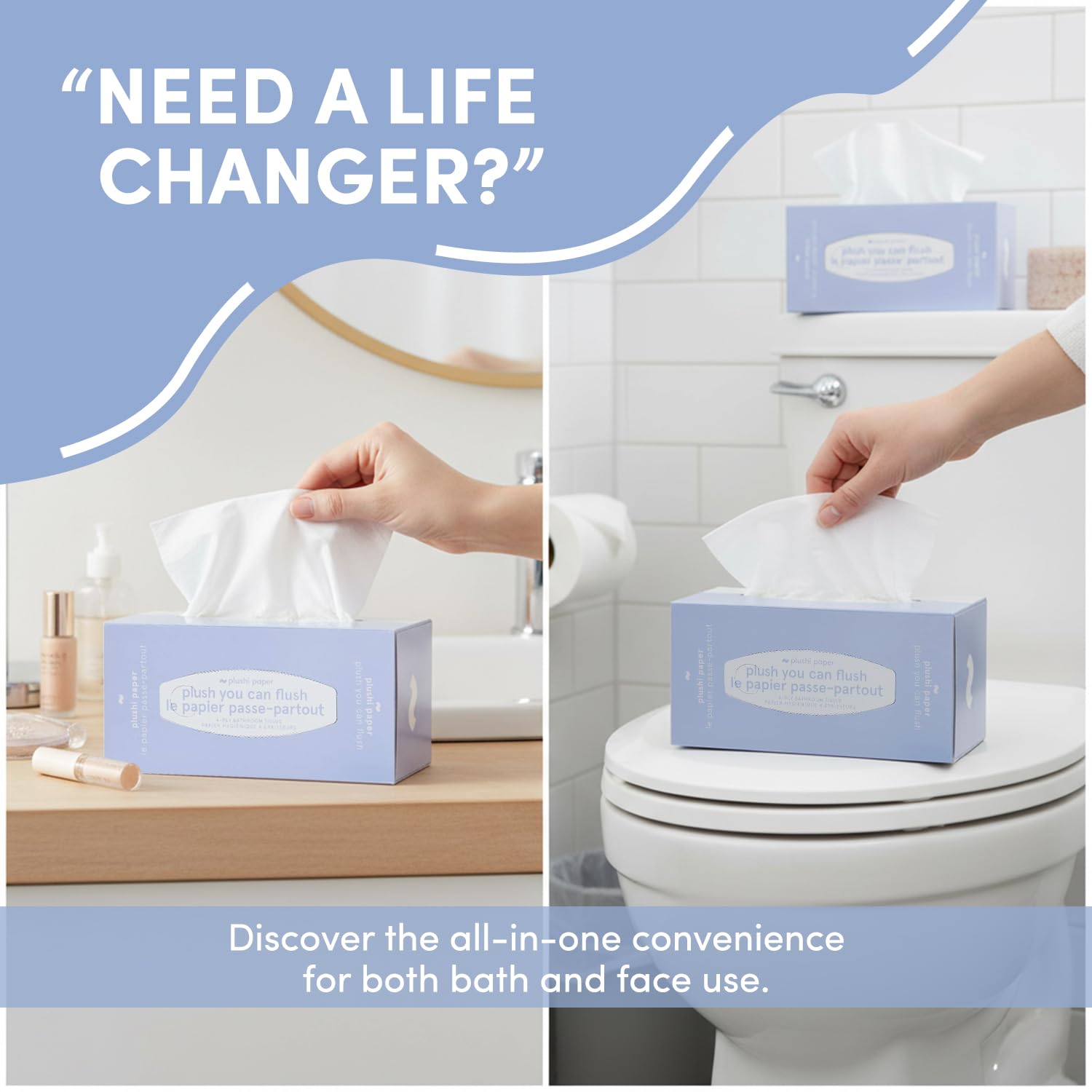 Papel higiénico suave de 4 capas sin tubo séptico, esencial y aprobado por mamá, para remolques de viaje, campistas, marinos, biodegradables, 4 cajas, 320 toallitas