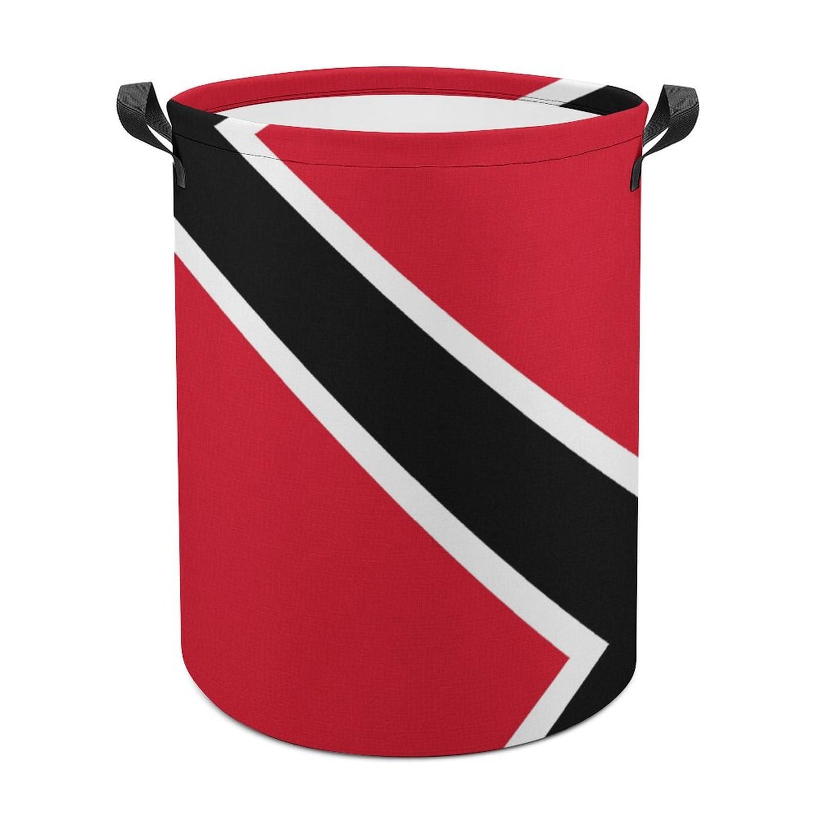 MHYRAC Laundry Hamper, Trinidad And Tobago Flag Laundry Basket, Washing Basket with Handle