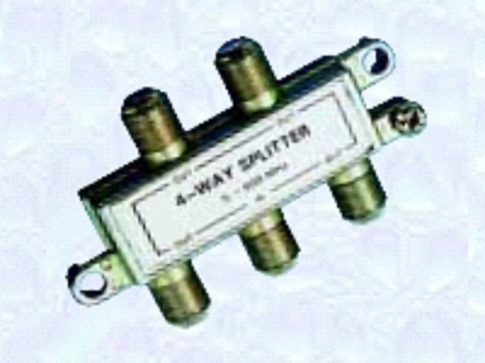 Electronic Master EM721225A 4-Way Splitter 5-900MHZ (2 Pack/Order)