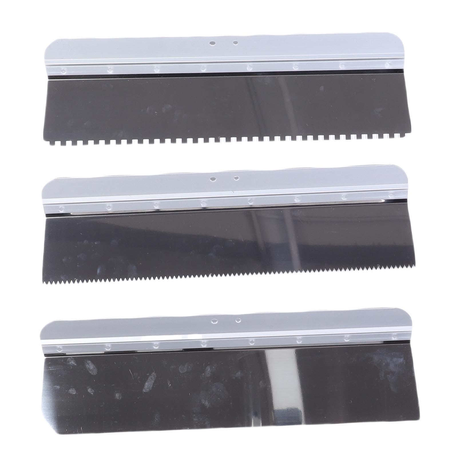 Raspador de Piso Autonivelante para Cemento, 1 6 Pulgadas, 3 Cuchillas |3 Cuchillas Intercambiables, Telescópico 50-100CM, Escobilla de Goma Autonivelante para Eliminación de Pintura de Pisos,