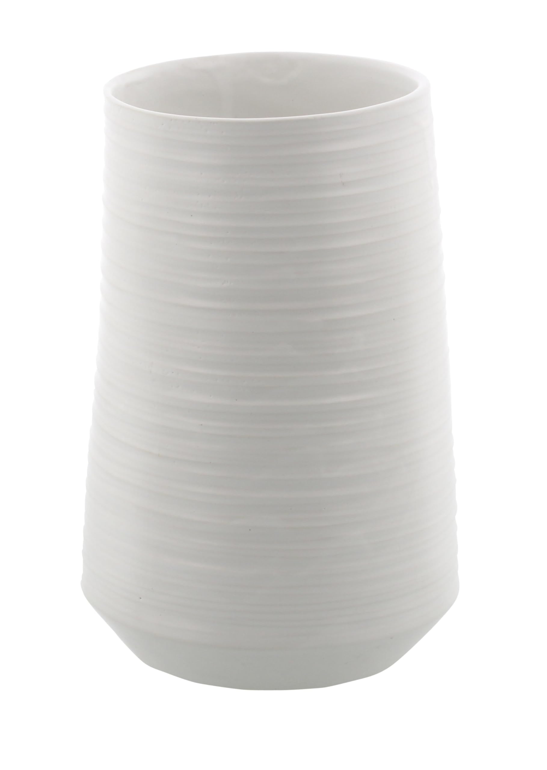 CosmoLiving by Cosmopolitan Wazon, porcelana, 12,7 cm x 12,7 cm x 23 cm