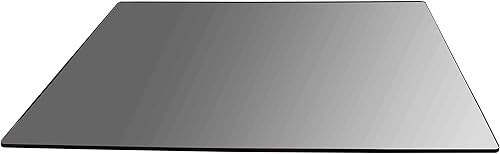 Miniatura 4 de Marketing Holders Lámina de espejo acrílico de 12 x 12 pulgadas, reflectante, sin marco, esquinas redondeadas, pantalla ligera con clips de espejo