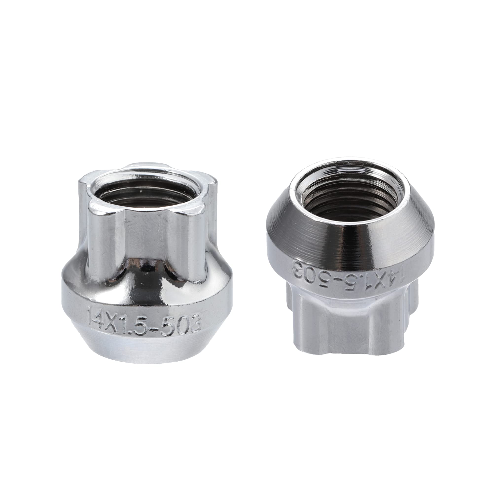 X AUTOHAUX Écrous De Roue De Verrouillage pour Tesla Modèle 3 17-22 1pc | Pour Tesla S 12-21, Pour Tesla X 16-22, Pour Tesla Y 20-22, Anti-Vol, Facile À Installer, Coul. Argenté, Acier