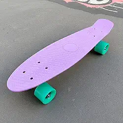 Skate Infantil Completo Mini Cruiser para Meninos e Meninas – Leve Resistente e Suporta até 100kg Shape Durável e Design Estiloso