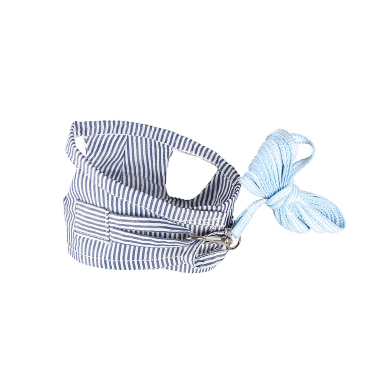 VANZACK Guinea Pig Harness and Lead Set Small Pet Harness Chest Strap Fashion Stripe Design for Chihuahua Squirrel Hamster