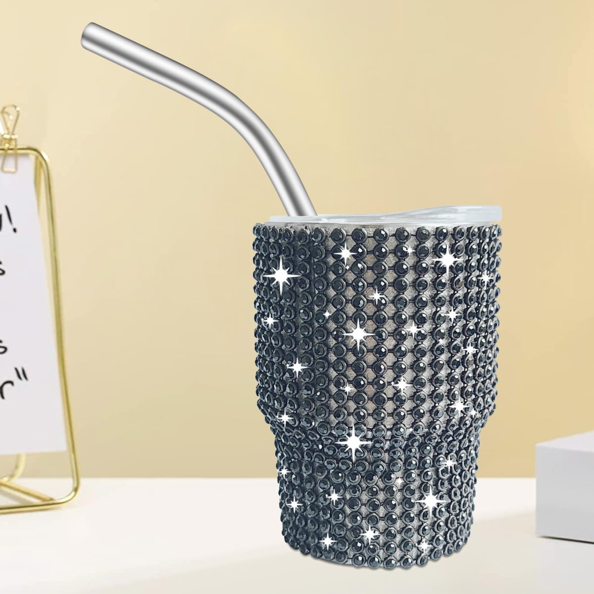 Ombre Rhinestone Tumbler Pattern 3 Colors - Bling Your  Bling Tumbler 3 display picture 1