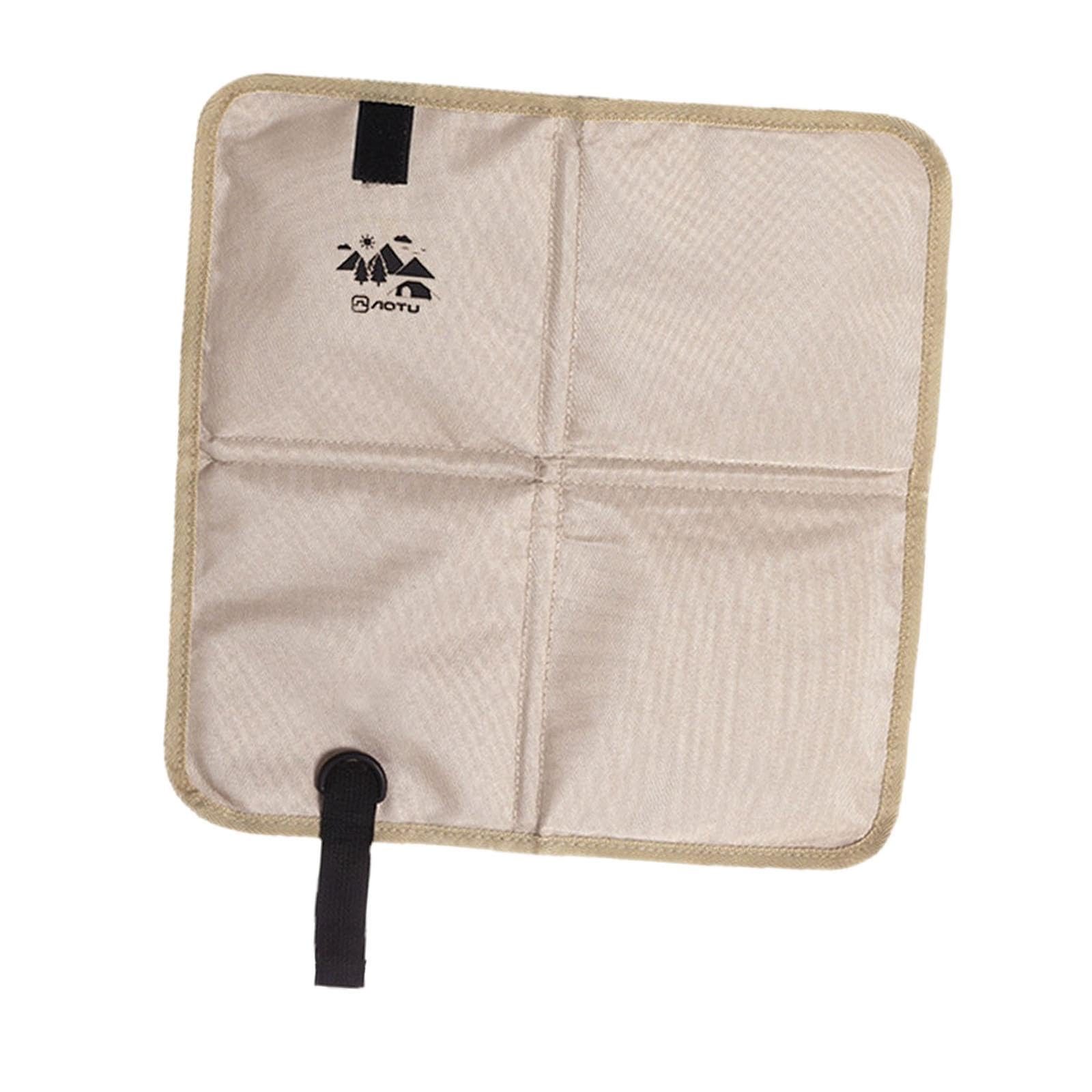 CALANDIS™ Foldable Cushion Seat Small Oxford Cloth for Outdoor Activities Picnic Beach Light Khaki | Furniture | & Hiking | Outdoor Sports-image-49