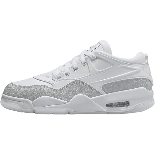 Jordan Air 4RM Women's Shoes (HQ3441-111, White/White/Metallic Silver/White)
