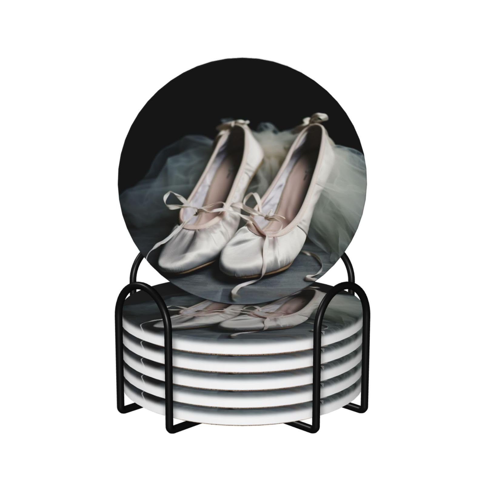 Dessous de verre en céramique absorbante anti-rayure pour table