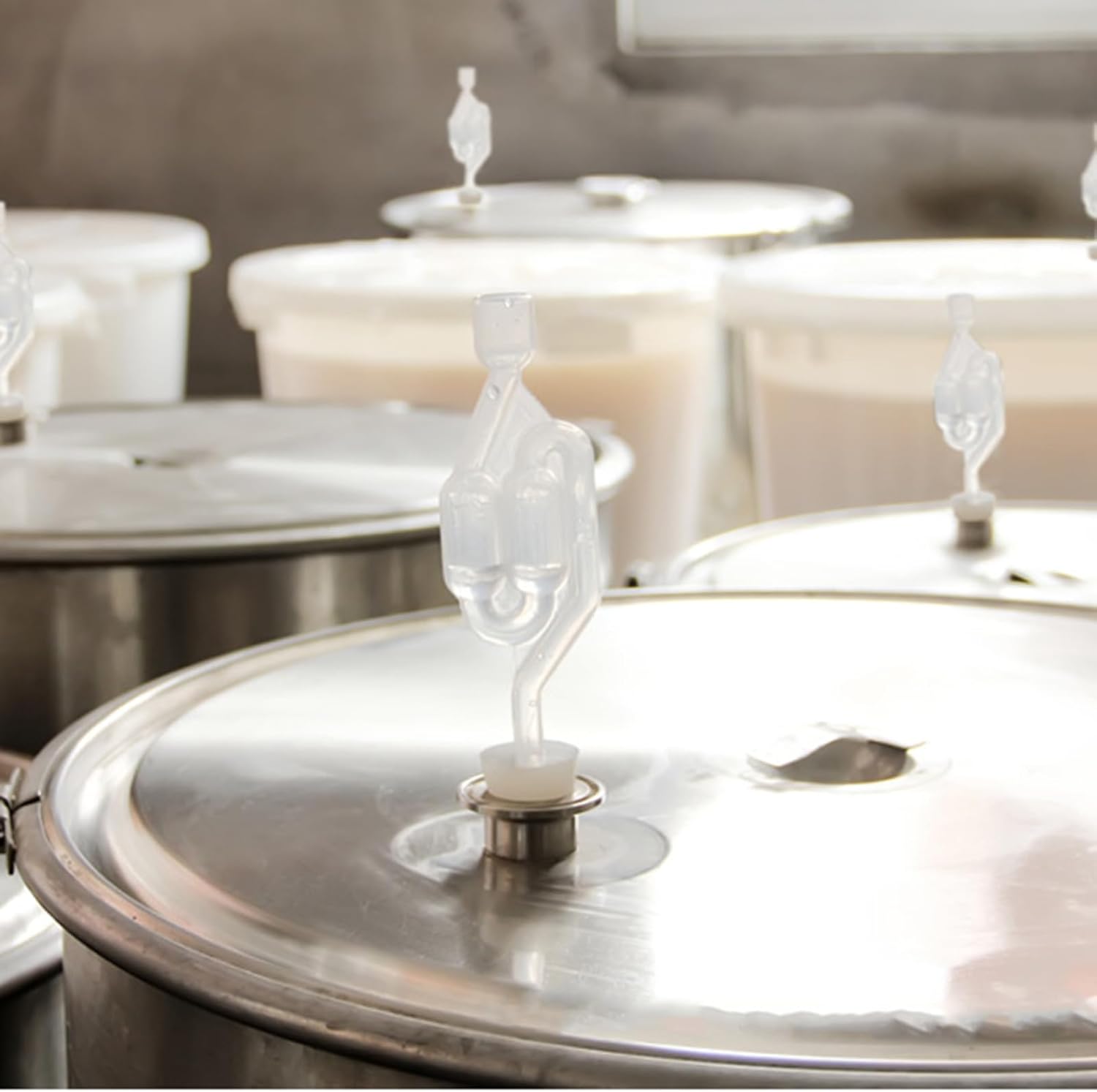 Air Lock for FermentingAir Lock Ferment for Brewing Beer Wine - Jar Tool Equipment Supplies for Beginner Homemade Homebrew Wine Beer Sauerkraut Cider Making