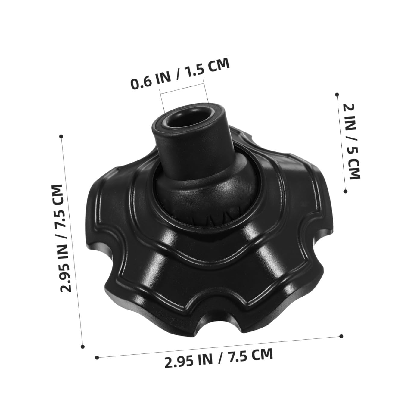 Tapones para Patas de Silla de Camping Negros, Plástico 4 Piezas | Forma de Aletas de Rana, Agarre Firme y Reforzado, para Mesa y Silla en Barbacoa y Camping