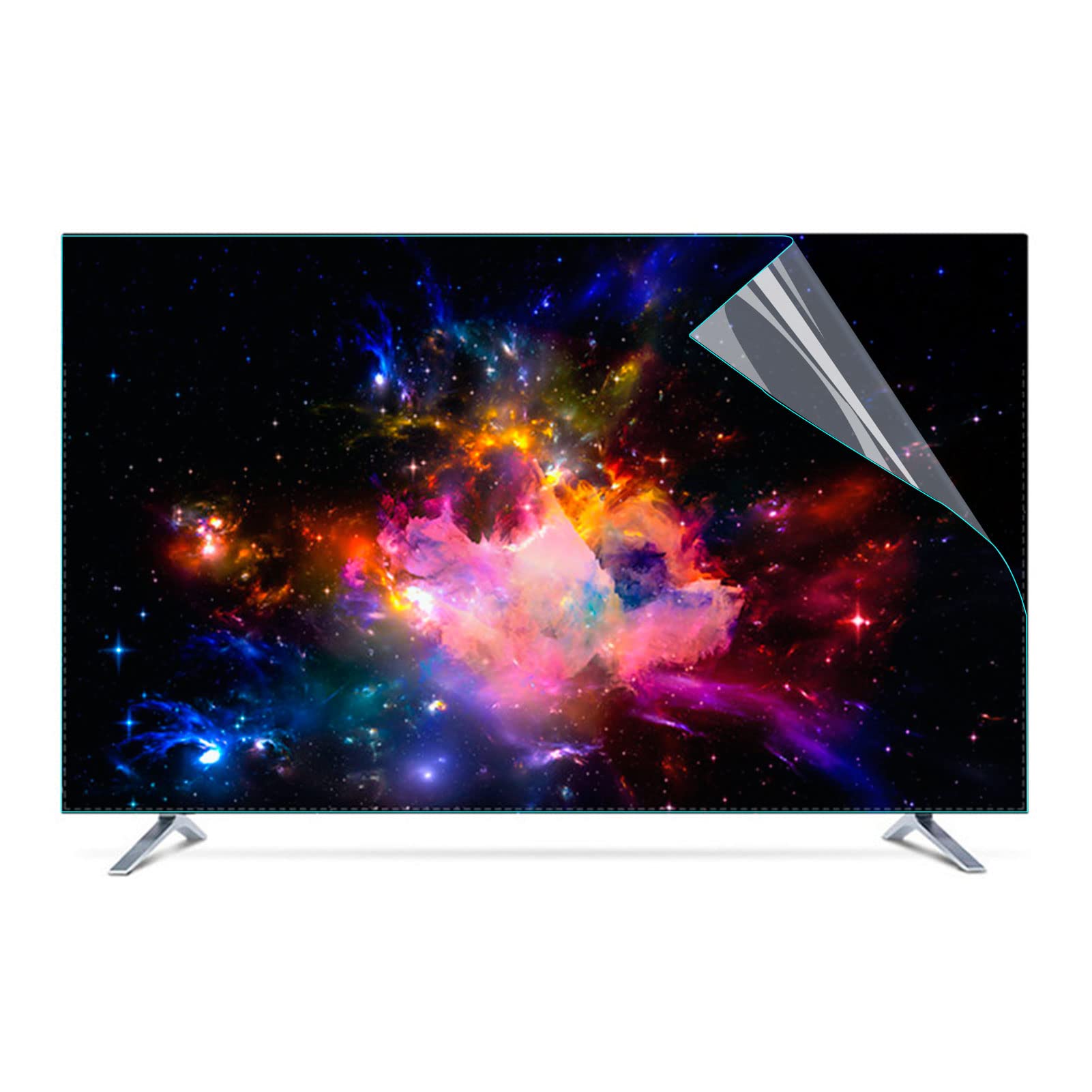 LCD-Displayschutzfolie, blendfrei, blendfrei, Blaulicht, 698 x 392 mm, Blau