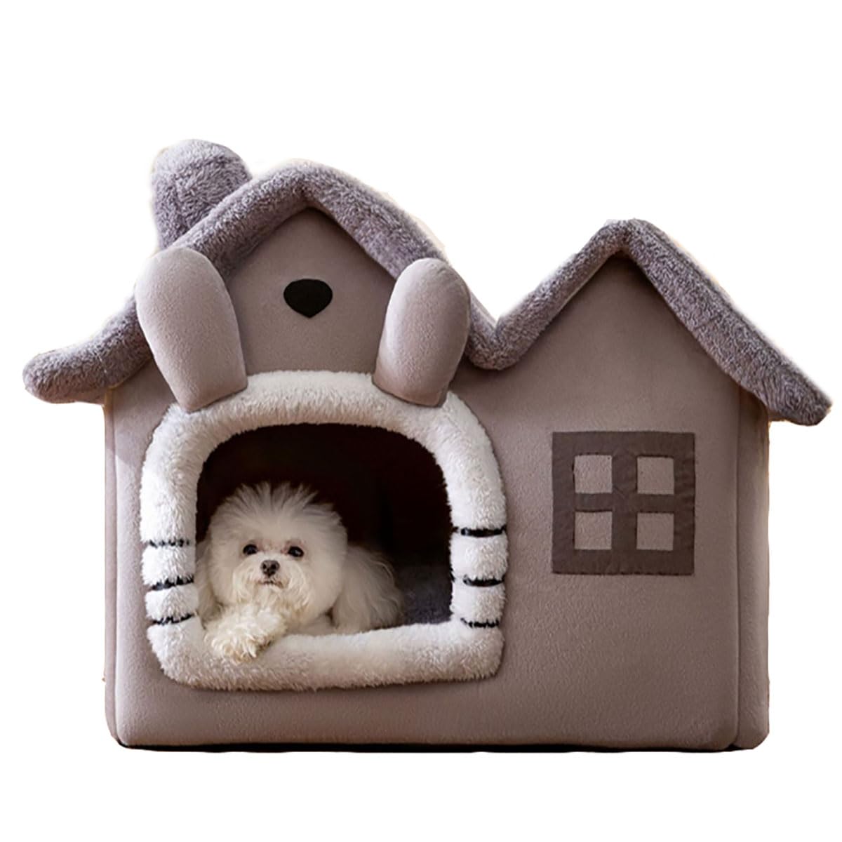 Amazon | ペットハウス ドーム型 犬 猫 犬ハウス ペットベッド 犬用