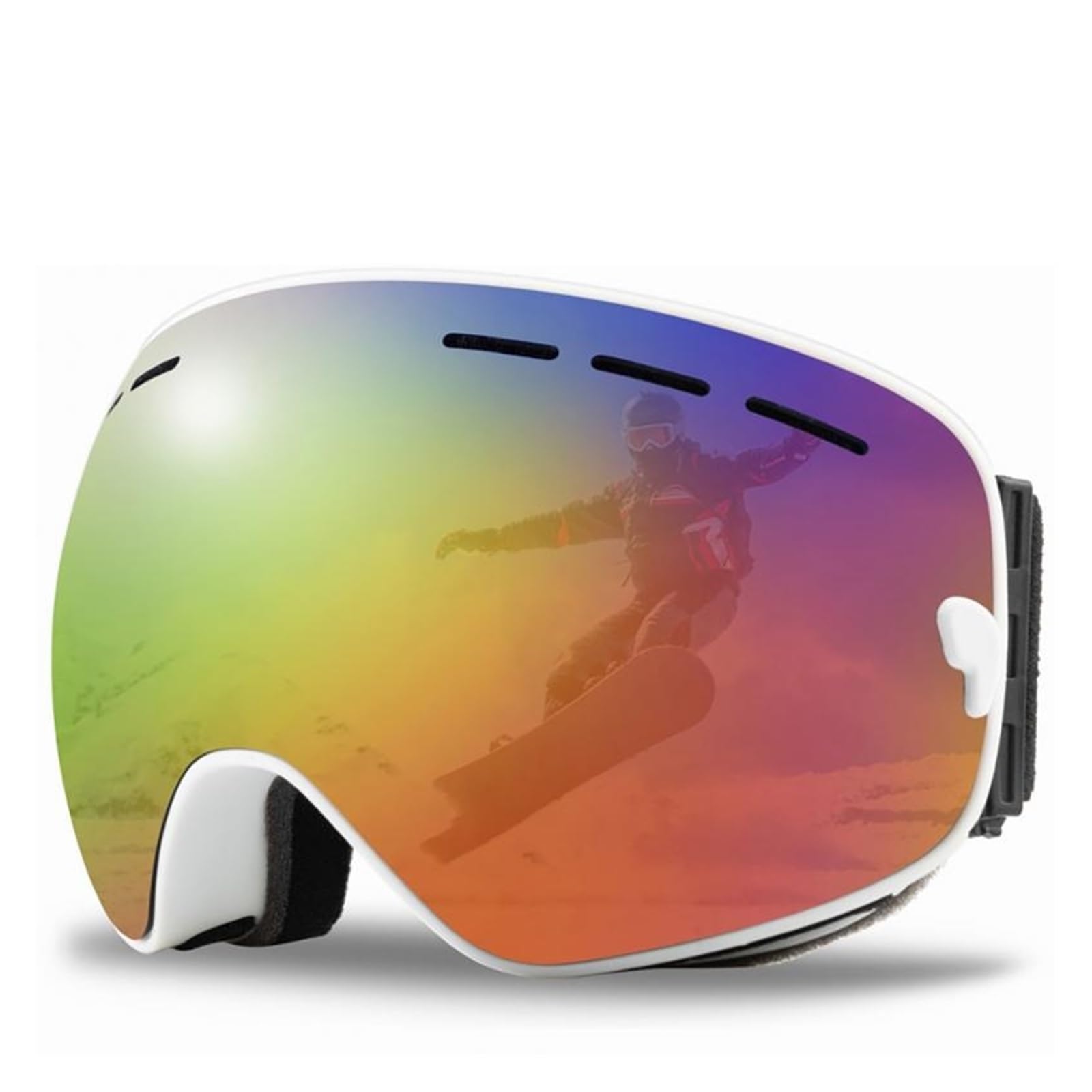 Gafas de esquí Gafas de montañismo Gafas de Viento y Arena Gafas de esquí para Adultos Gafas de esquí antiniebla Gafas duraderas para Exteriores (Color: 06) (1)