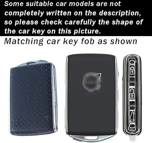 Miniatura 2 de ontto Funda para llavero deslumbrante para Volvo XC90 XC60 XC40 S60 S90 V60 V90 Polestar 1 Polestar 2 Smart Remote Resina Funda de llave de piel