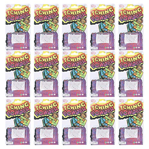 Amosfun 20PCS Powder Prank Itch Itchy itching Stuff Candy Pranking Nasty Stink- Halloween Trick Prop Itching Powder Prank Party Supplies Perfect for Joke- Surprise April Fools Day