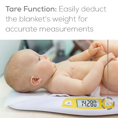 Miniatura 4 de Balanza digital de bebé con cómoda plataforma curva de Beurer