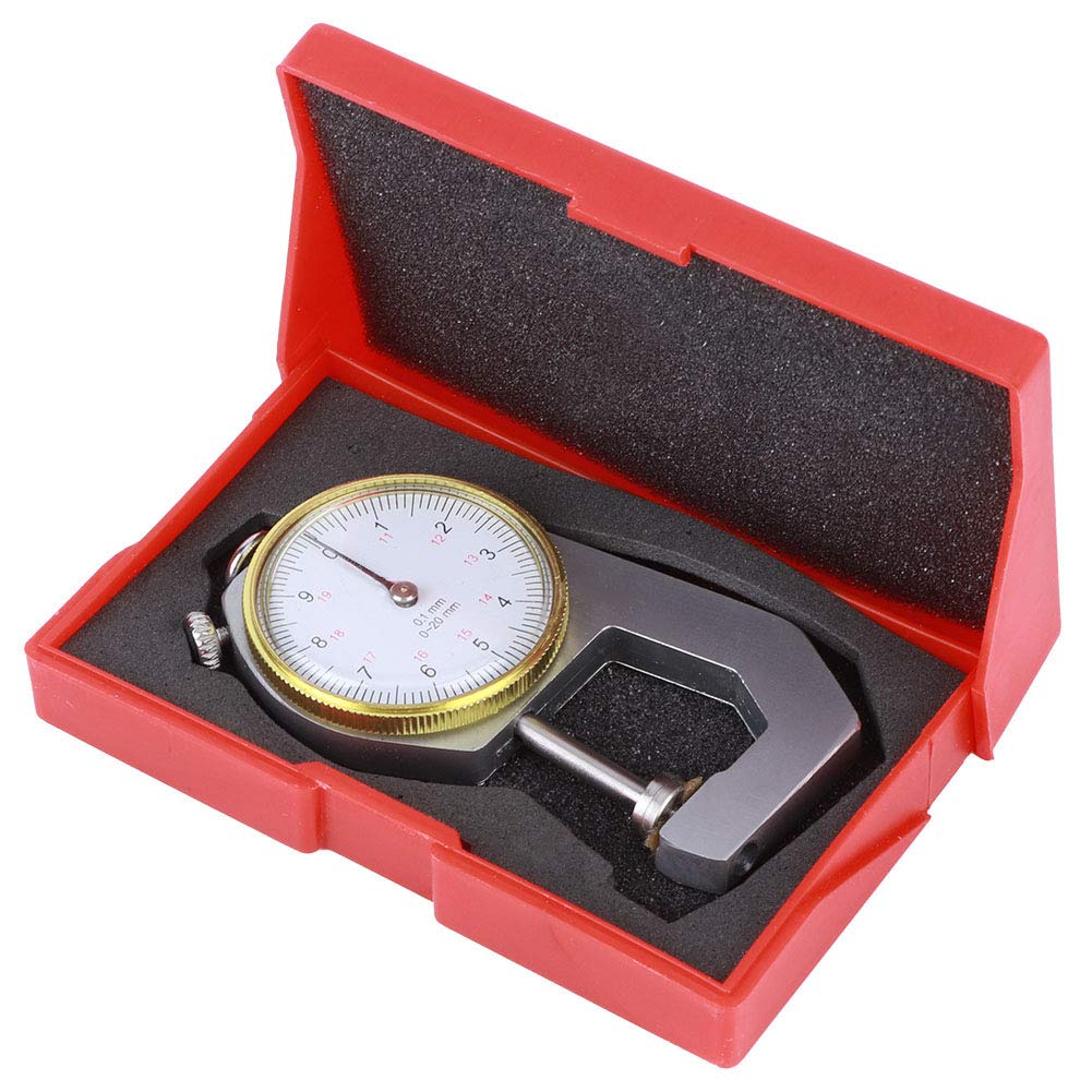 Portable Thickness Gauge Easy to Carry Accurate Thickness Gauge Practical 0?20mm for DIY Tools Workshop Tools (Yunseity8a9t14vxr5-12)