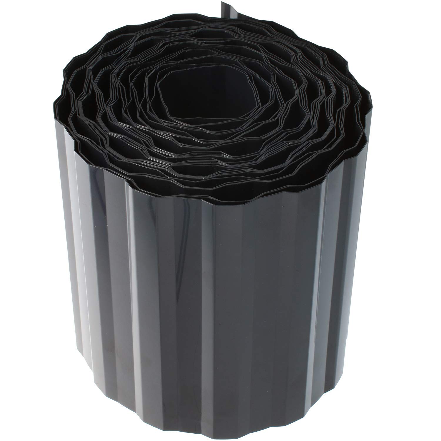 EliteKoopers 1Pcs Plastic Garden Lawn Edge Edging Border Fence For Flexible PVC Wall Path