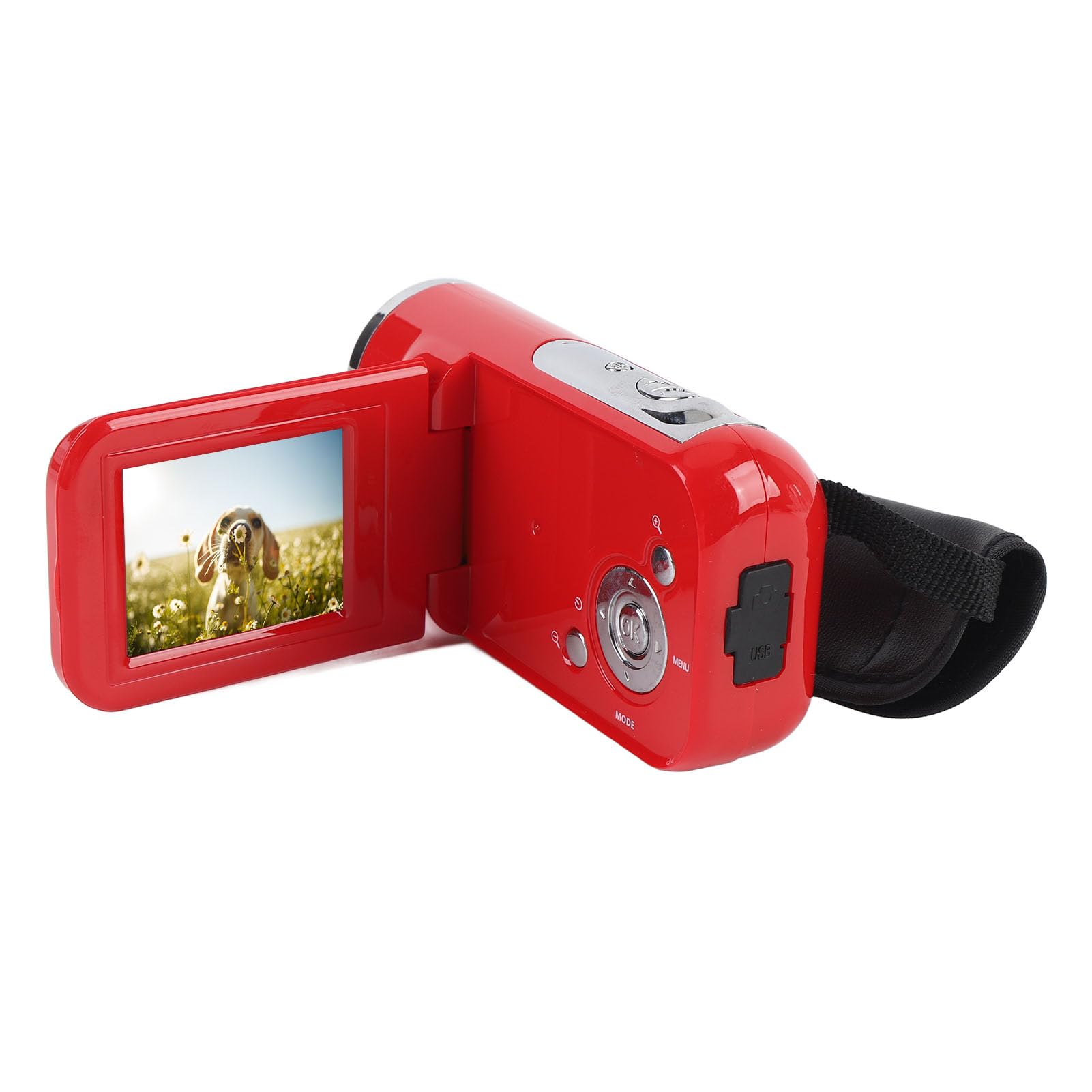 GOWENIC 1080P Digital Video Camera, 16MP 2 Inch LCD Screen Camcorder with 16X Digital Zoom, Electronic Anti Shaking, USB Interface, for Travel Wedding School Events (Red)-picture-13