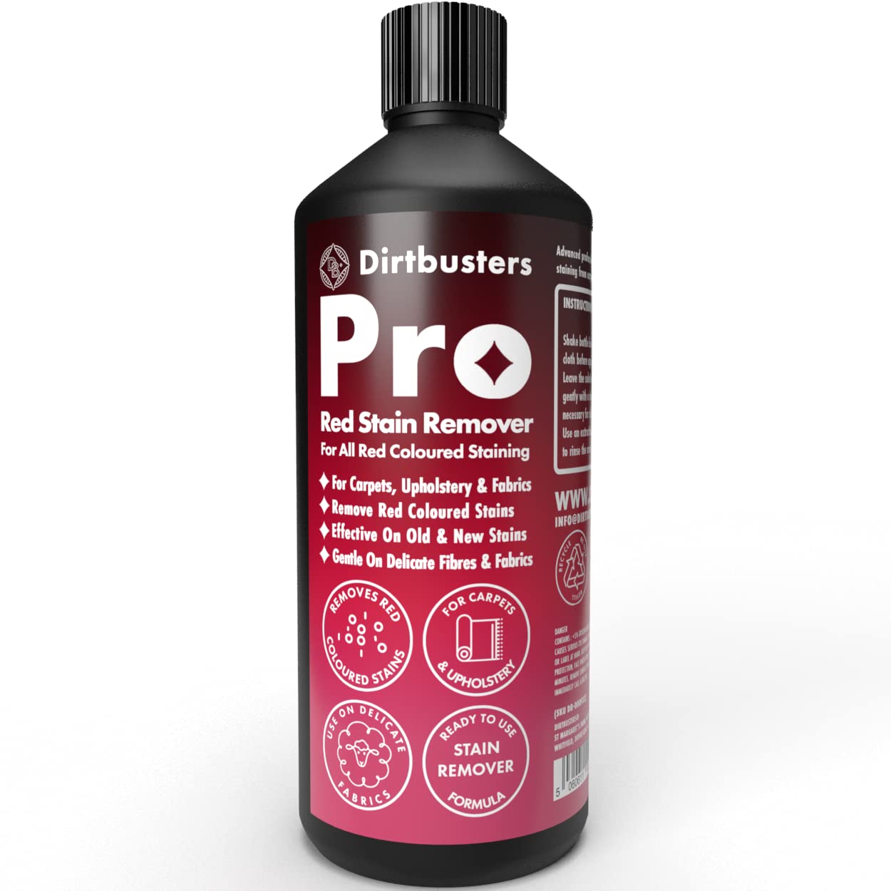 Sponsored Ad – Pro Red Wine Stain Remover - Professional Carpet and Upholstery Cleaner for Clothing & Fabrics, Powerful Solution To Remove Stubborn Wine Stains (1L)