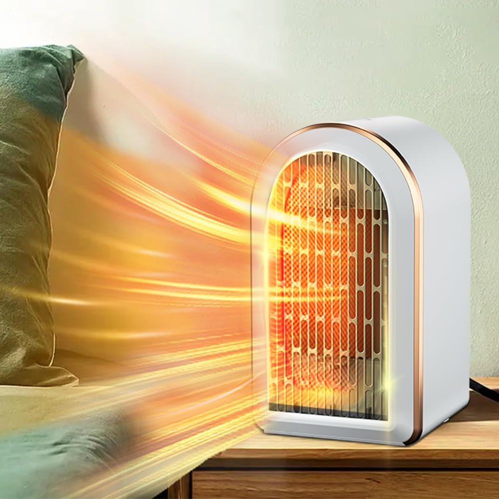 Electric Heater Portable Energy Efficient Space Heater, 1200w Mini PTC