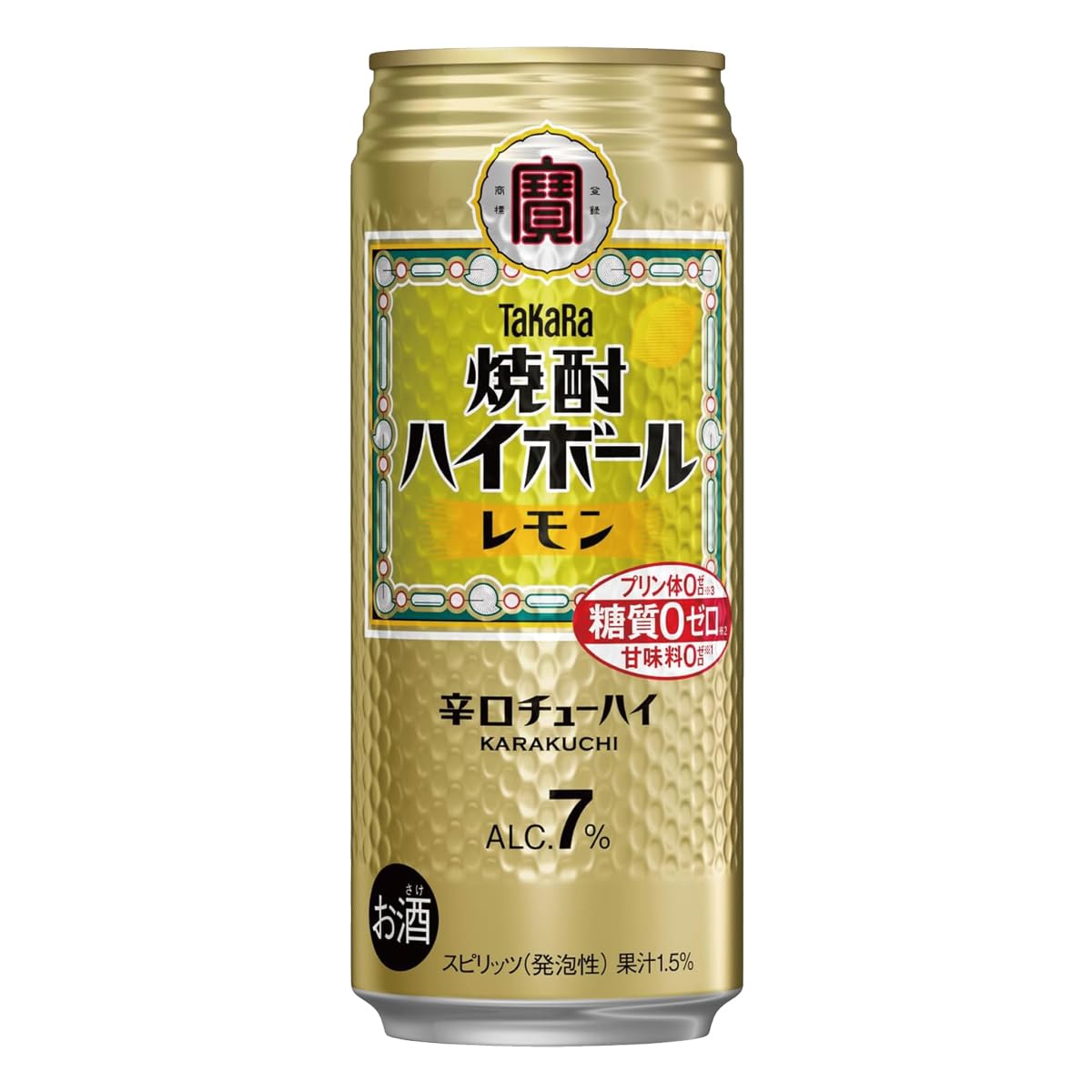 Amazon.co.jp: 宝 焼酎ハイボール ＜レモン＞ 下町缶 500ML × 24缶