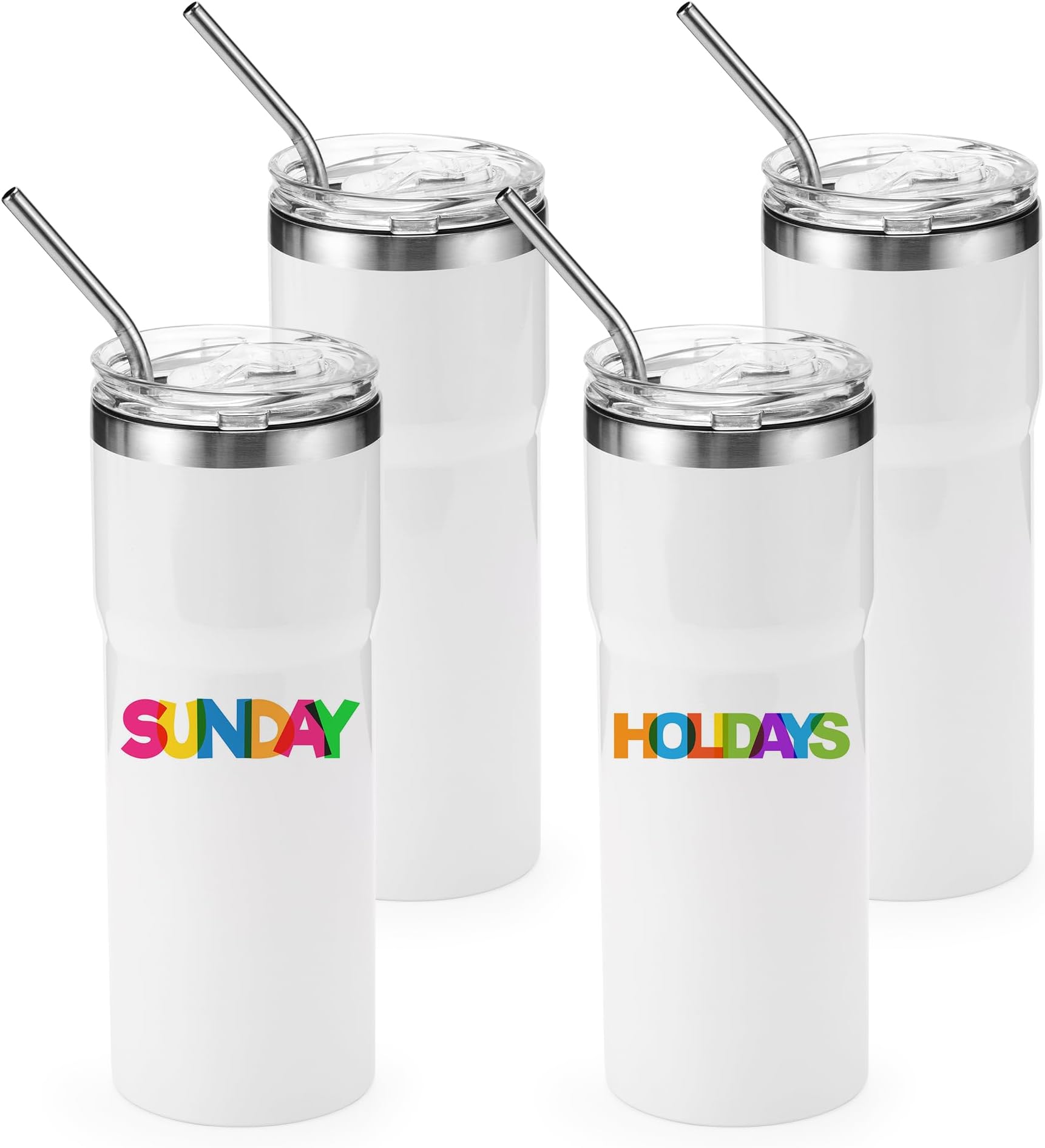 HOHOLE 200 Pack 12 OZ Sublimation Blank Wine Tumbler
