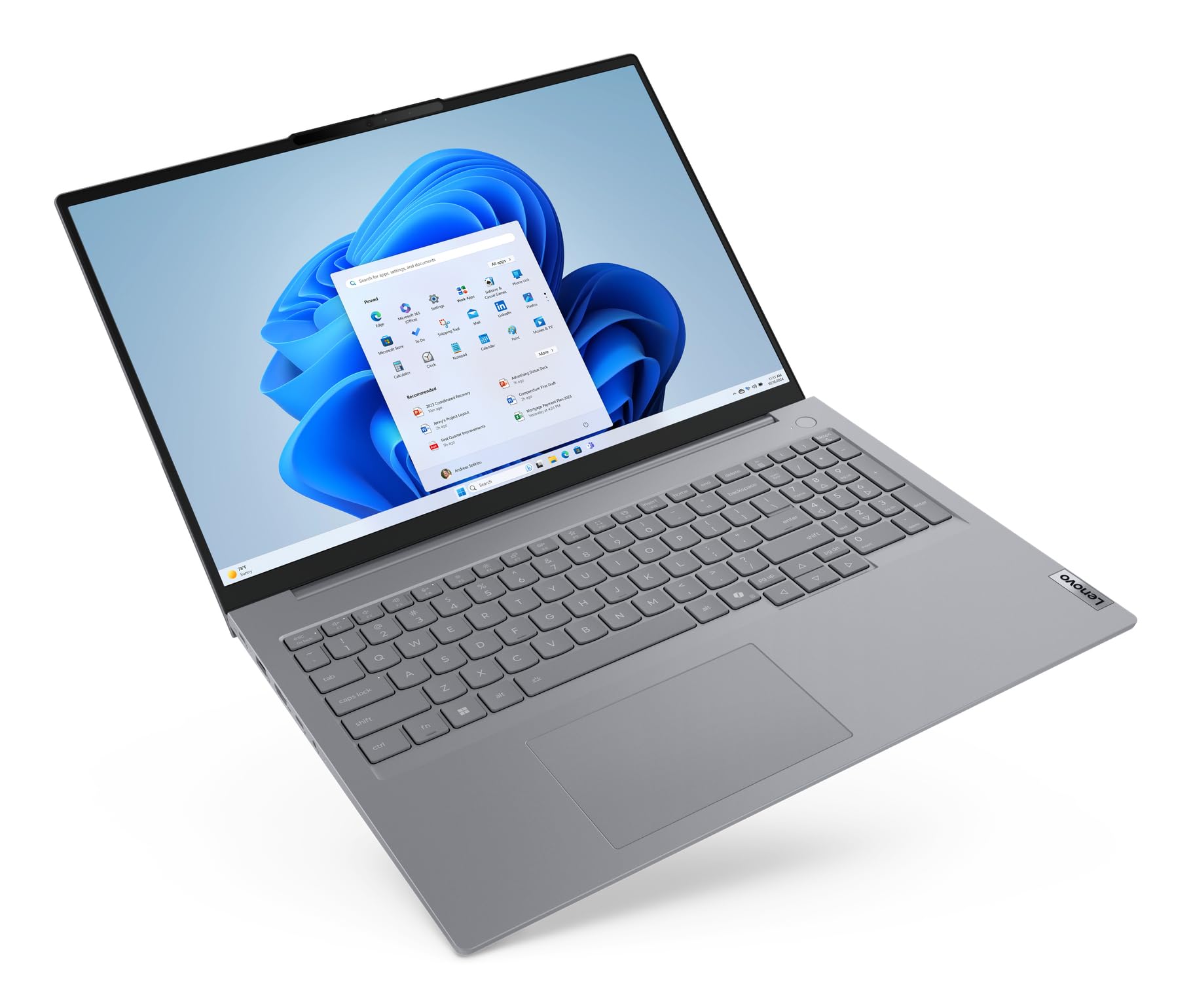 Lenovo ThinkBook 16 G8 IAL 21SK, Intel Core Ultra 5 225U, Computer portatile 16’’ WUXGA IPS, 32GB DDR5 RAM, 1TB SSD NVMe, Wi-Fi 6E BT5.3 [802.11ax], Windows 11 Pro edu Italiano