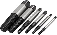 Vista 3 de uxcell Juego de extractor de tornillos de 1/8"-1" Kit de herramientas de extracción de tubería de perno roto 6 en 1