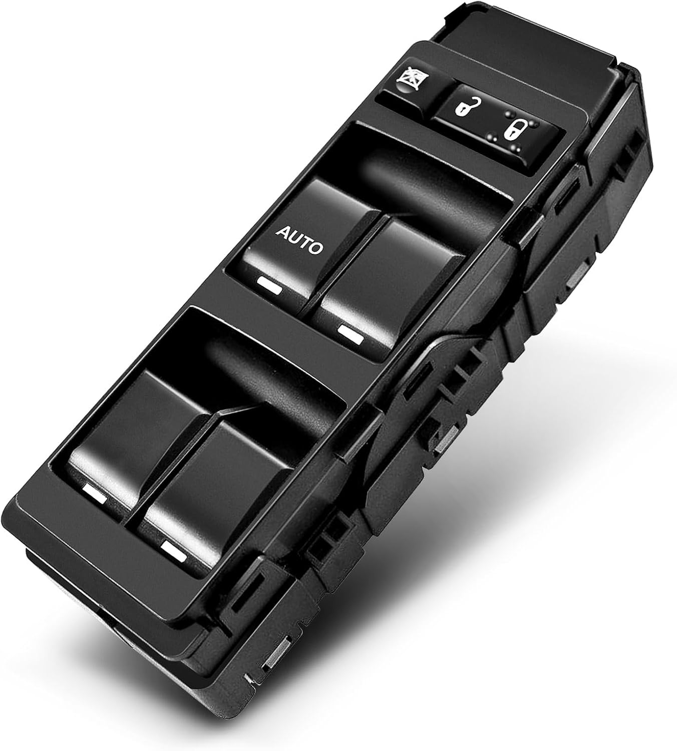 YHTAUTO Master Power Window Switch Driver Side Replacement for Jeep Compass, Patriot, Chrysler 200, Sebring, Dodge Avenger, Ram Dakota, Mitsubishi, 7+6 Pins, One Auto Up and Down Window Control Switch