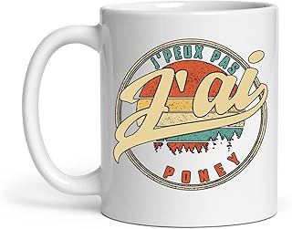 Tasse J'peux Pas J'ai Poney Humour