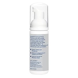 OCuSOFT Lid Scrub PLUS Platinum Extra Strength Foaming Eyelid Cleanser - Leave-On Eyelid & Eyelash Cleanser with Phytosphingosine to Remove Oil, Dirt & Makeup -1.68 fl oz