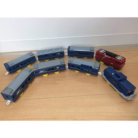 Amazon いっぱいつなごう寝台車セット 北斗星 トイザらス ブルートレイン 絶版 プラレール Dd51 Ef81 303 車両 おもちゃ