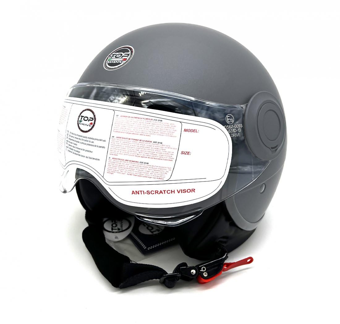 Casco Jet Moto Scooter Omologato ECE 22 Città DOPPIA VISIERA Casco Jet Moto Scooter Omologato ECE 22 Città DOPPIA VISIERA