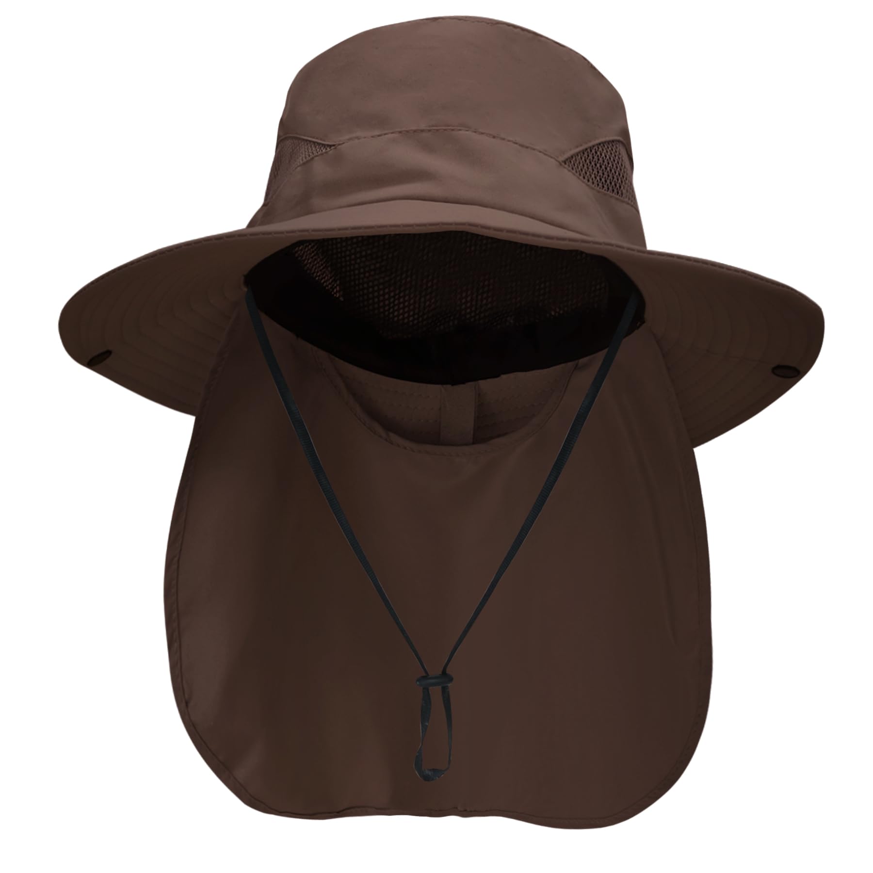NPQQUAN Sun Hats for Men Women with Neck Flap UPF 50+ UV Protection