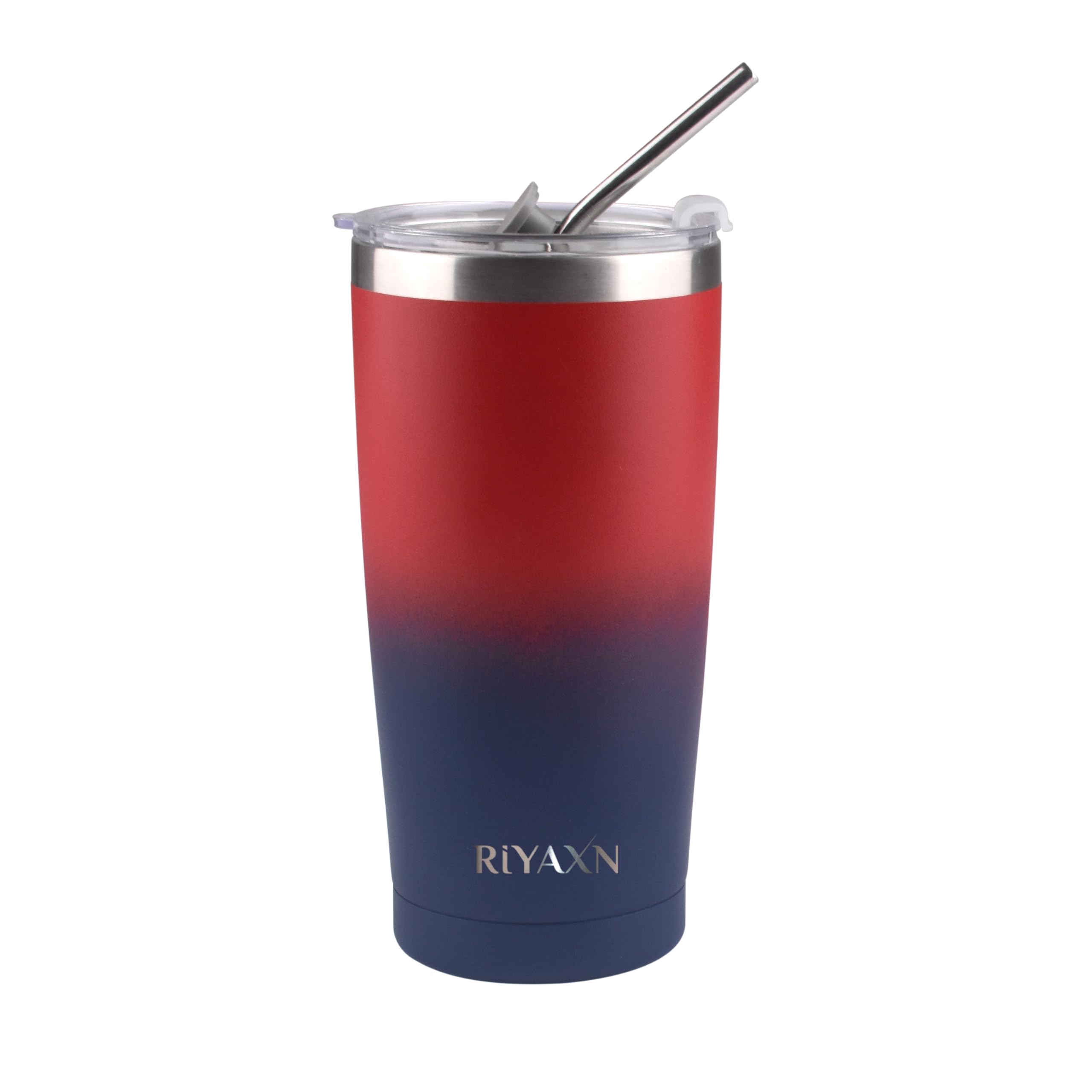 RiYAXN Stainless Steel Coffee Tumbler with Lid and Straw| 650ml Double Wall Insulated|Anti-Leak| Anti-Rust | Sweat-Free|24 hrs Hot and Cold Drinks Tumbler Bottle|Easy to Carry| Ideal for Travel| (B0CY4Z78PZ) Amazon Price History, Amazon Price Tracker