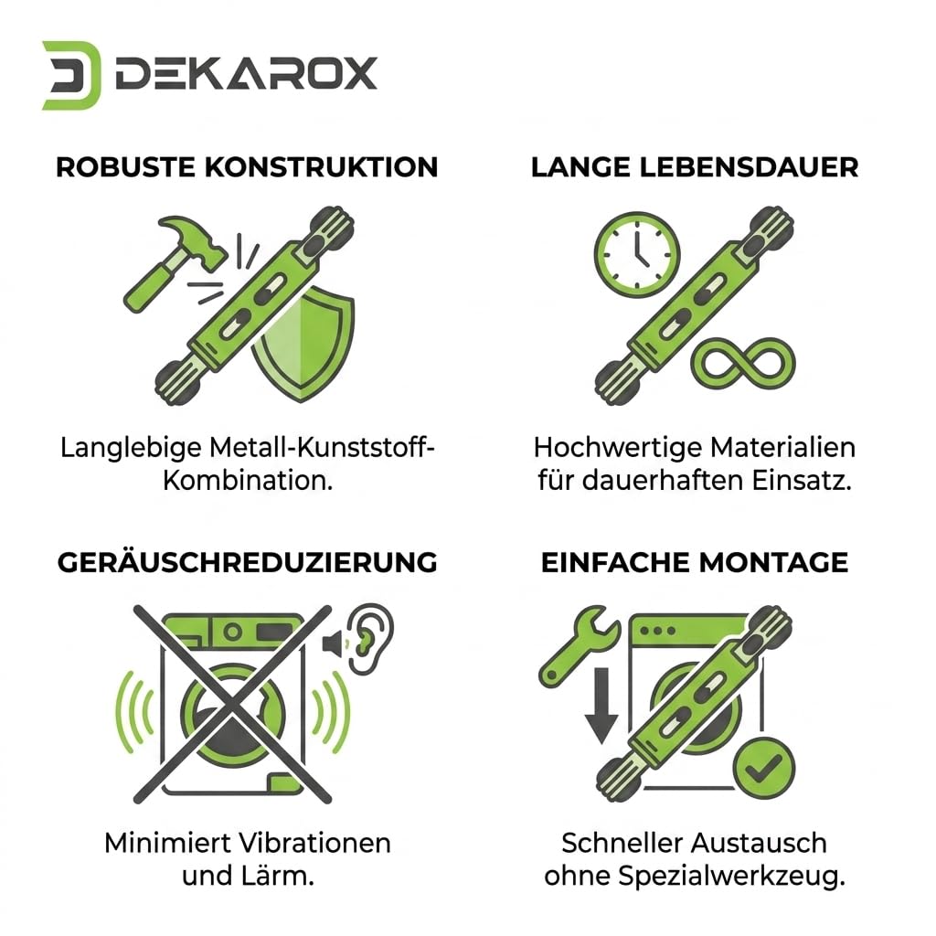 3x Stoßdämpfer 80/90 N für Bosch Siemens 00673541/673541 / 11039636 – Reibedämpfer Schwingungsdämpfer für Waschmaschine, Maxx Avantixx Serie 4/6 Logixx Serie 8
