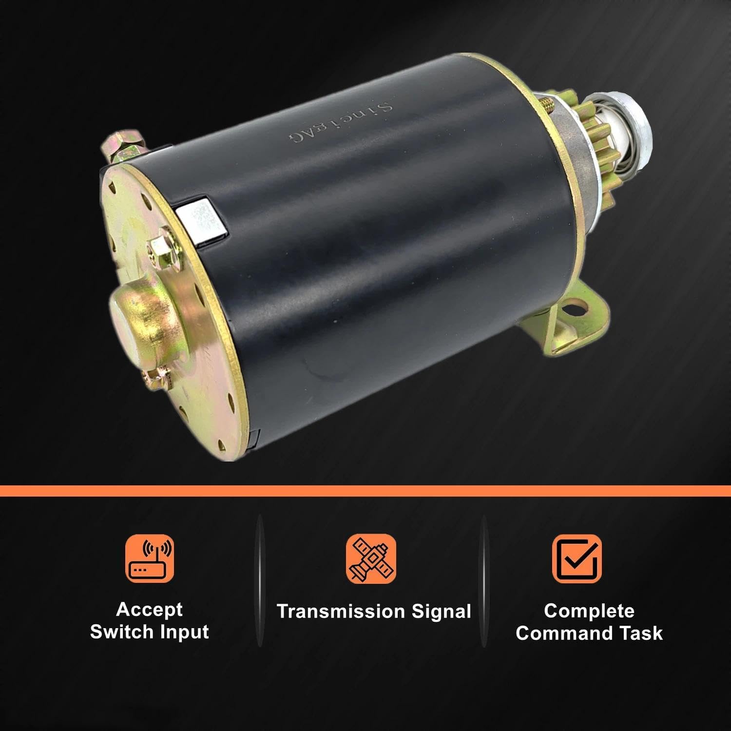 Anlasser 14 Zähne Starter Motor Rasenmäher Traktor Ersatzteil kompatibel mit Briggs & Stratton 693551 593934 283707