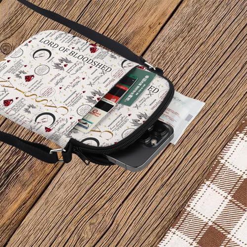 UJIMS A Court of Thorns and Roses Merch Cassian Fandom Crossbody Bag Azriel Cassian Inspired Gift3