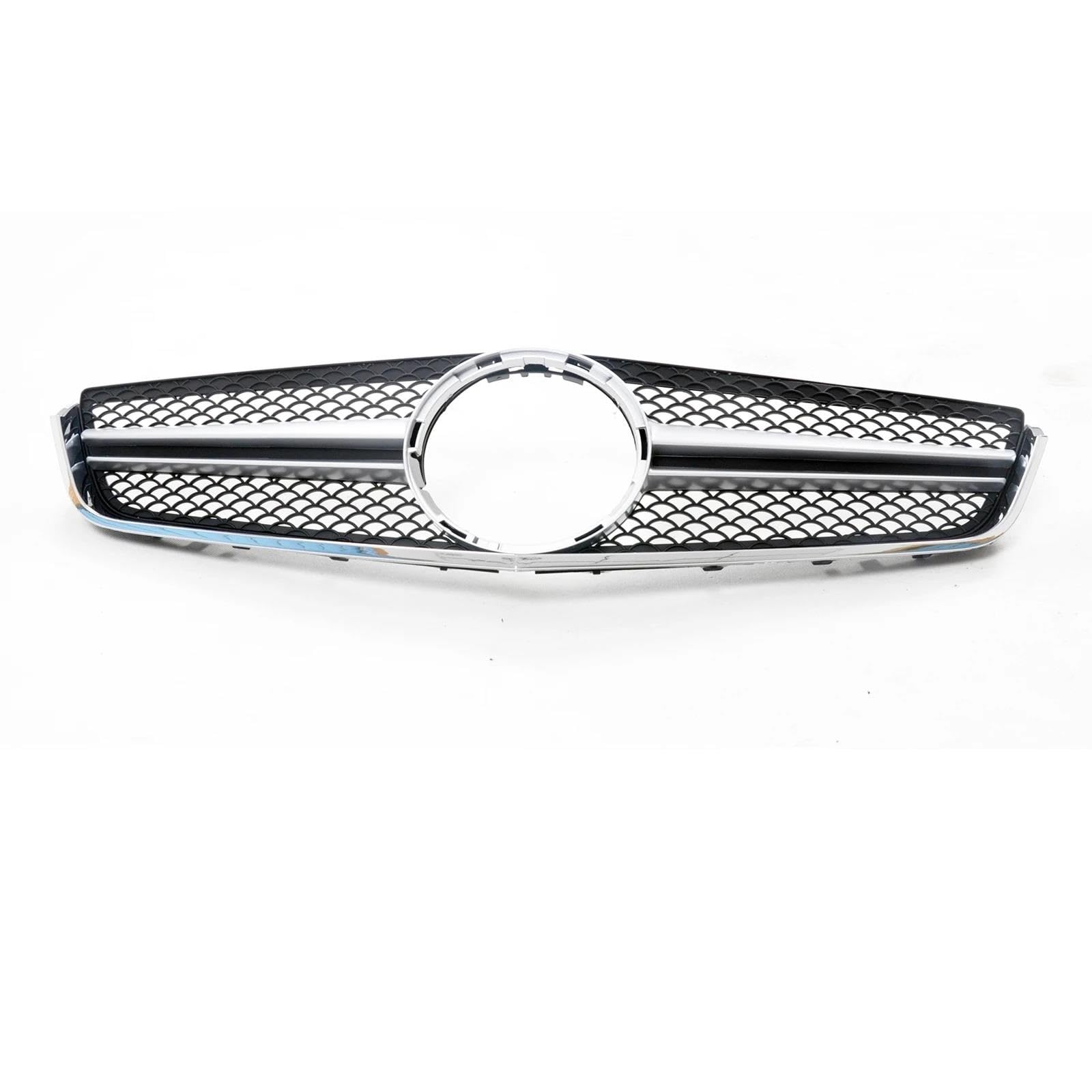 Grille avant Mercedes W207 calandre de course argent pour capot E350