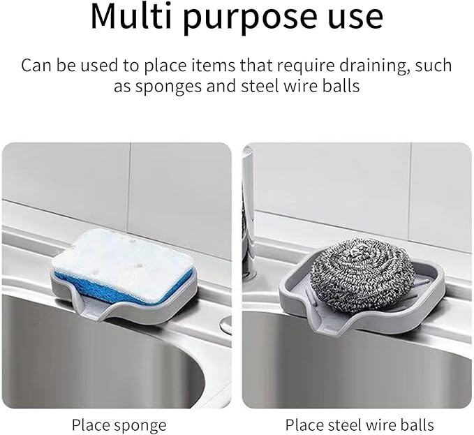 Bandeja Organizadora de Baño de Silicona Versátil para Hogar y Hotel miniatura 8