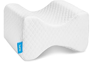 Luna Orthopedic Pillow Knee Pillow, Sleep Better with Less Hip Pain and Lower Back Pain!