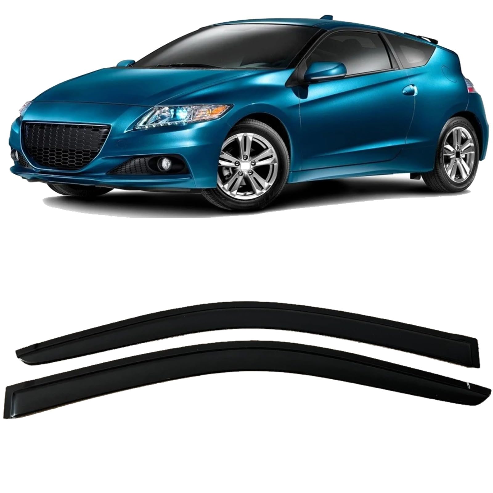 Amazon | HONDA CR-Z 2011-2016用ウィンドウバイザー ウェザーシールド