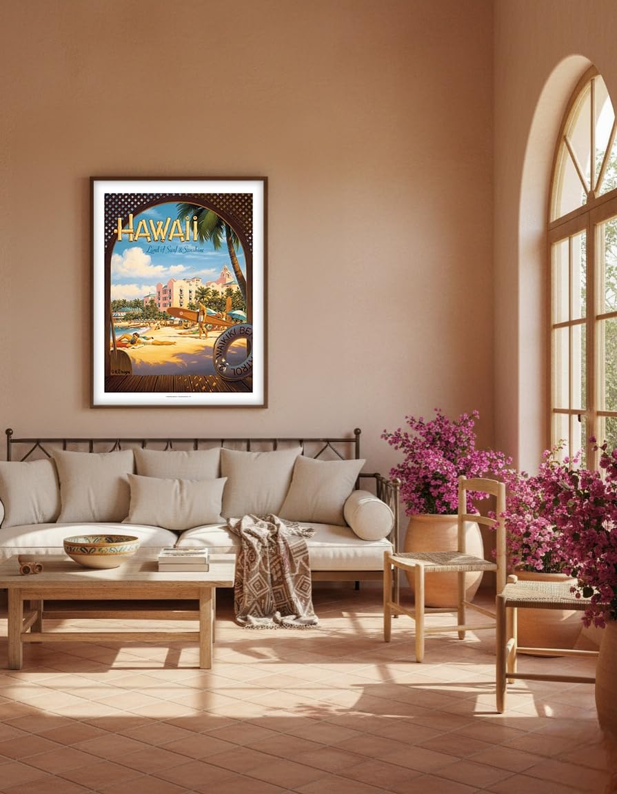 Amazon.co.jp: ハワイ、Land of Surf & Sunshine – Waikiki Beach