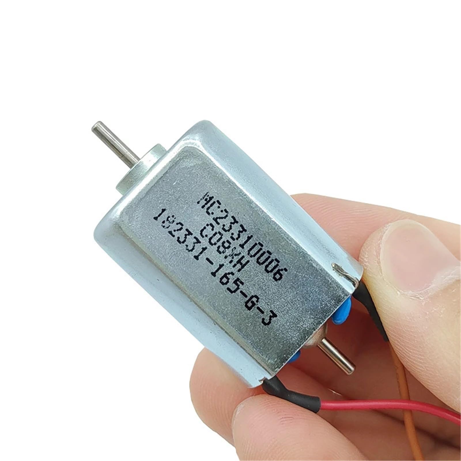 ANERTQUIH DC12V 24000RPM High Speed Carbon Brush Dual 2mm Shaft 24mm Electric Motor 1Pcs