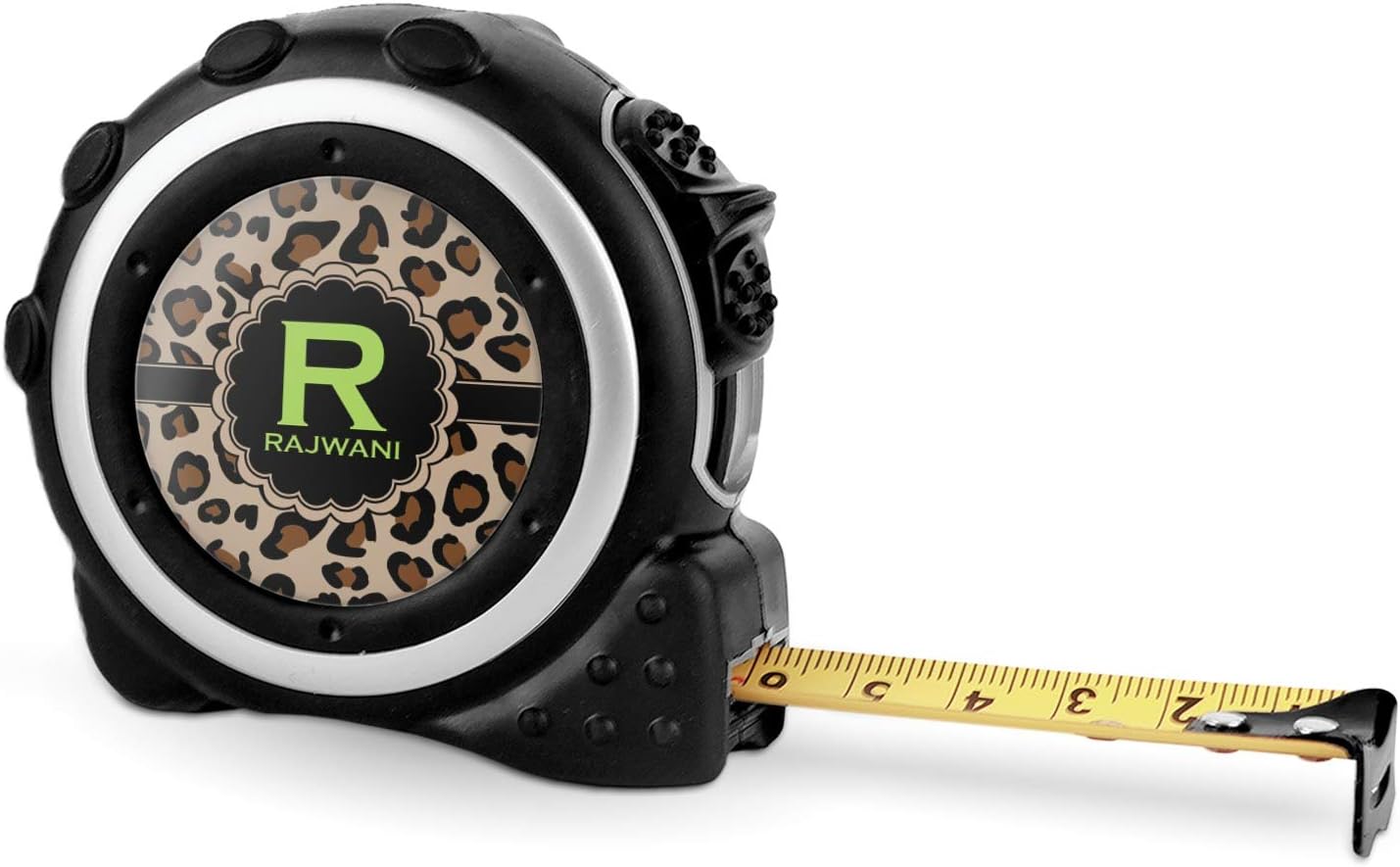 Personalized Granite Leopard Tape Measure - 16 Ft