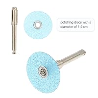 Vista 4 de Healifty 40 Uds Suministros Discos de Pulido Surtido Kit Herramienta DentalPulidor Material Herramientas Pulido con Tallo Mandril Accesorios