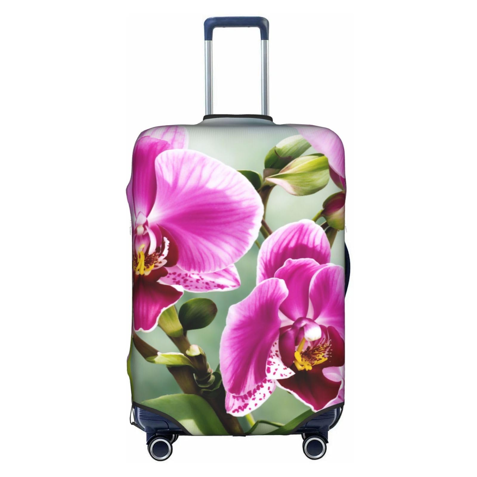 Housse de bagage orchidée blanche pour valise de vacances L - 8