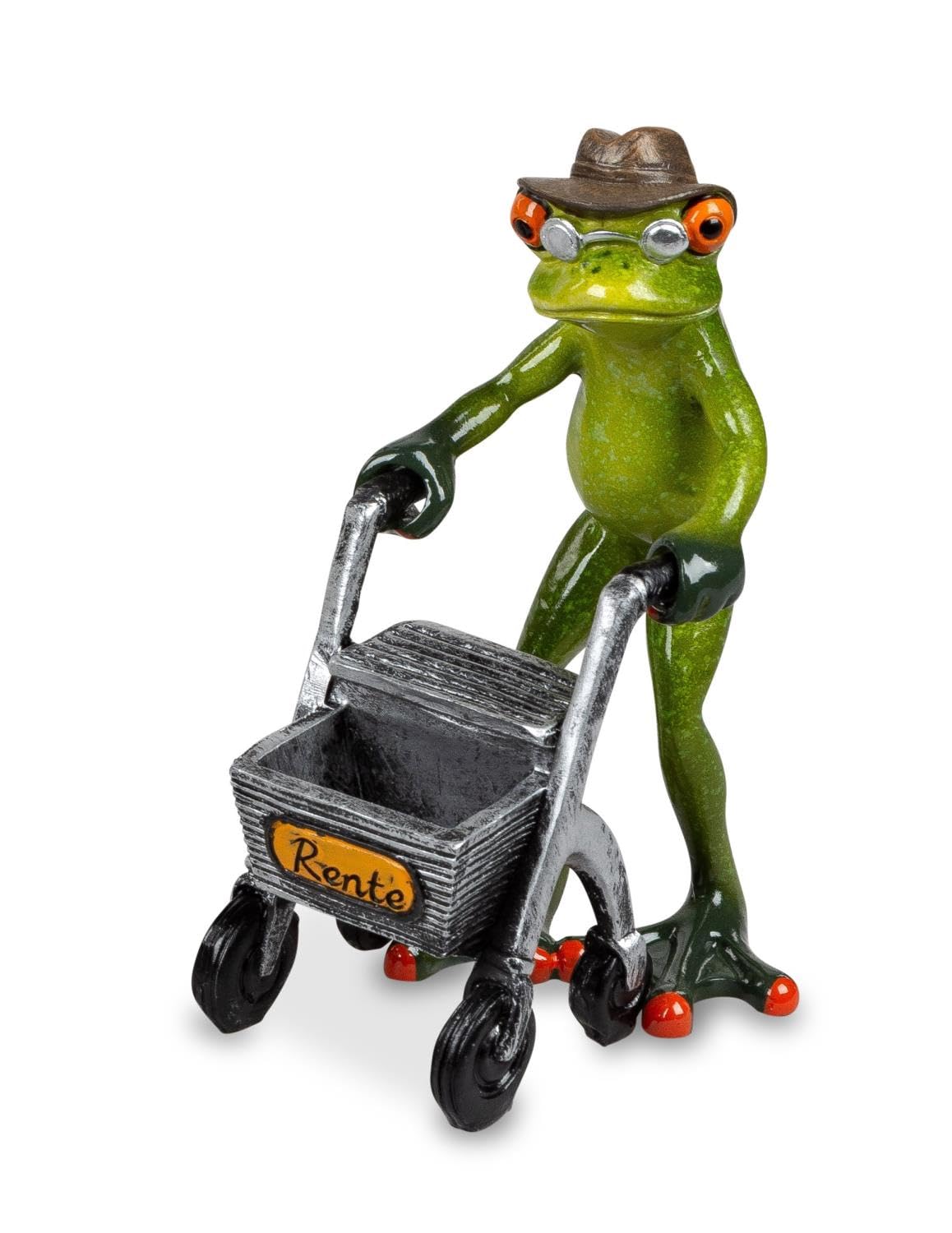 Formano Frog Retirement Light Green, Approx. 16 cm